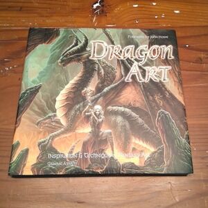 Dragon Art Hardcover Book w/ Dust Jacket Multicolor Glossy Fantasy 12x11